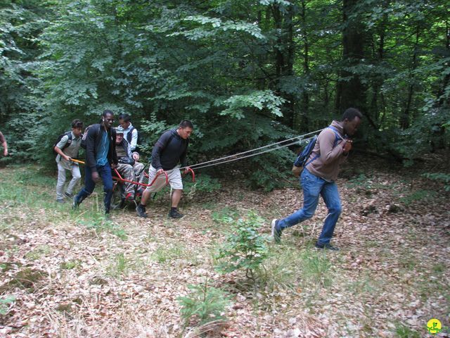 Randonnée joëlettes à Habay-la-Neuve