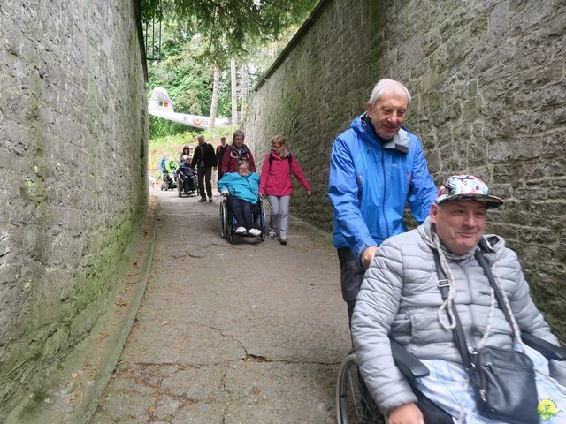 Randonnée joëlettes à Dinant