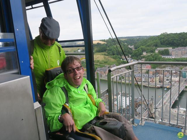 Randonnée joëlettes à Dinant