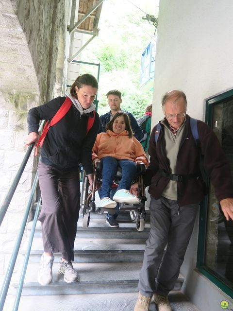 Randonnée joëlettes à Dinant