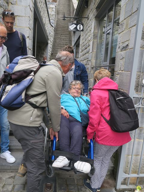 Randonnée joëlettes à Dinant