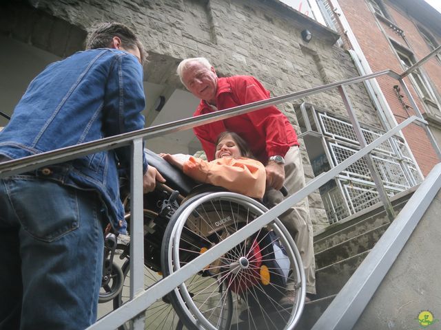 Randonnée joëlettes à Dinant