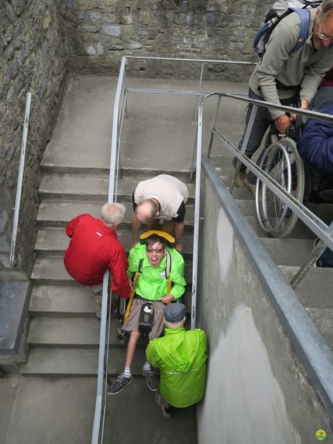 Randonnée joëlettes à Dinant