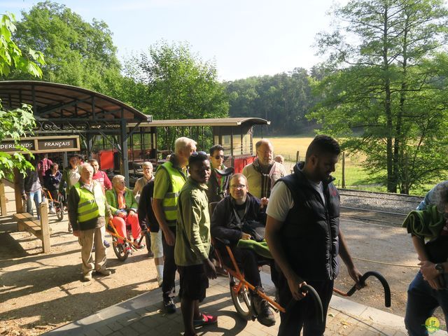 Randonnée joëlettes à Han-sur-Lesse