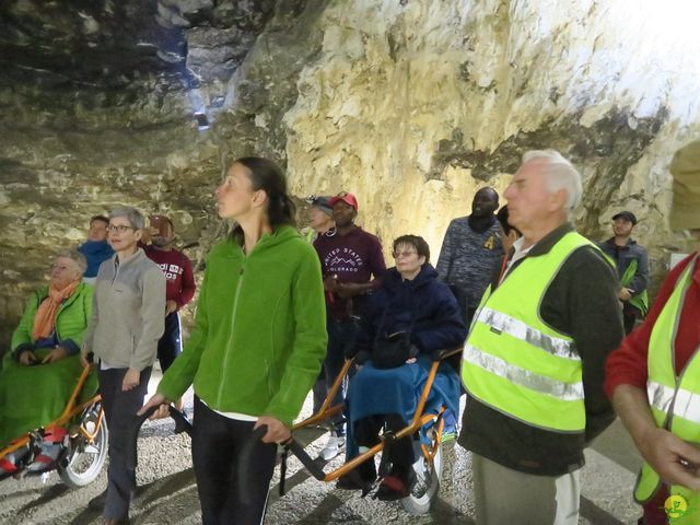 Randonnée joëlettes à Han-sur-Lesse