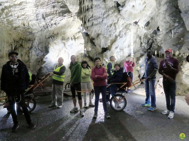 Randonnée joëlettes à Han-sur-Lesse