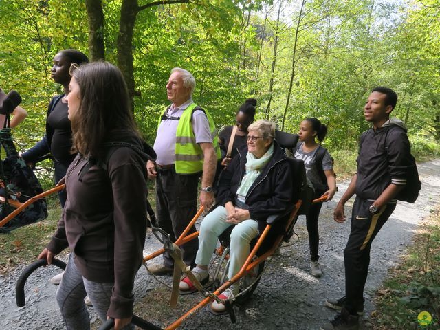 Randonnée joëlettes à Orval