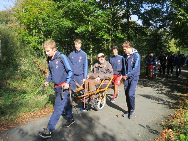 Randonnée joëlettes à Boitsfort