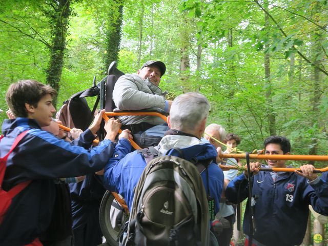 Randonnée joëlettes à Boitsfort