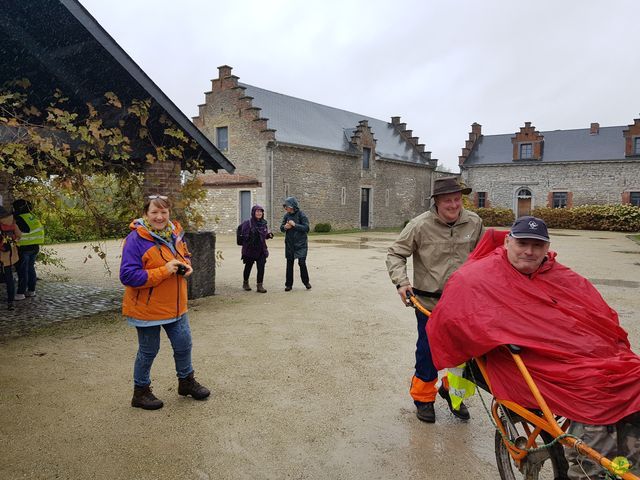 Randonnée joëlettes à Feluy