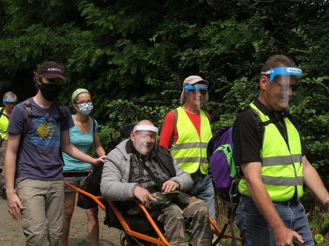 Randonnée joëlettes à Neerijse