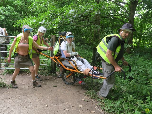 Randonnée joëlettes à Neerijse