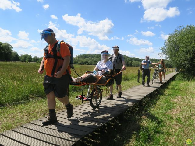 Randonnée joëlettes à Neerijse