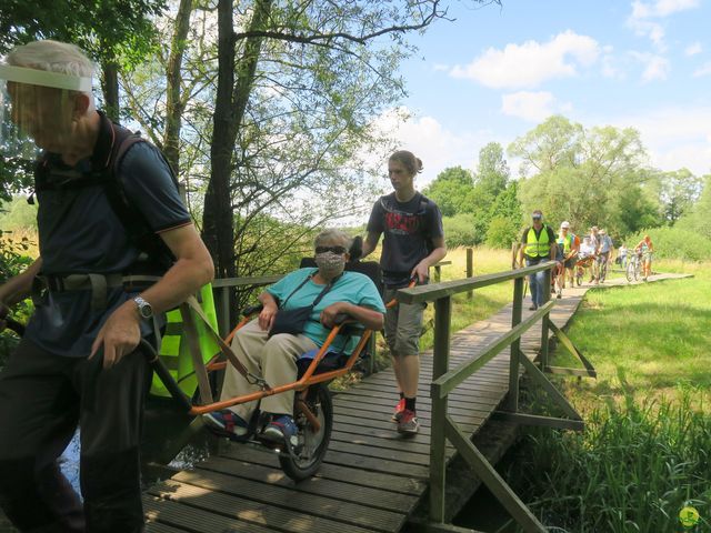 Randonnée joëlettes à Neerijse