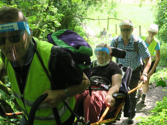 Randonnée joëlettes à Neerijse