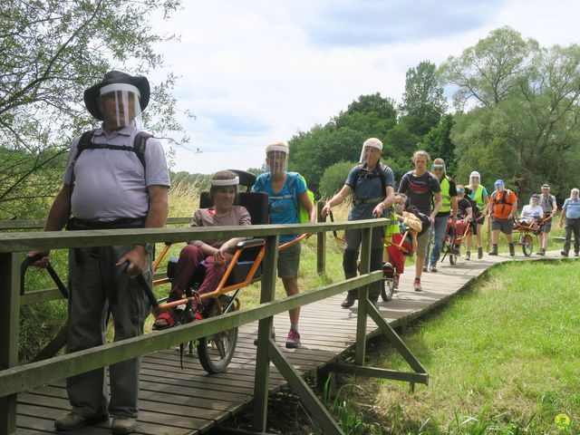 Randonnée joëlettes à Neerijse