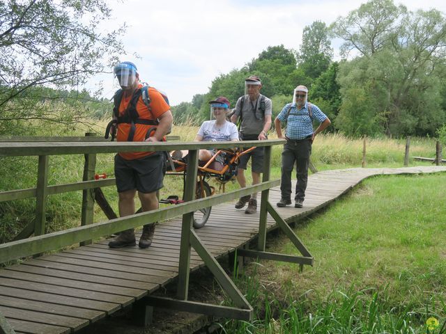 Randonnée joëlettes à Neerijse