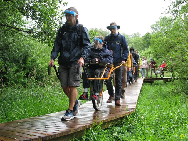 Randonnée joëlettes à Habay-la-Neuve