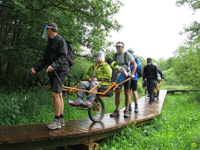 Randonnée joëlettes à Habay-la-Neuve