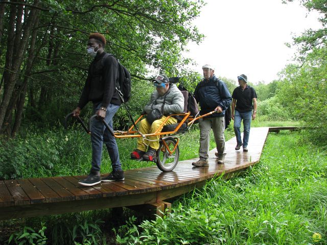 Randonnée joëlettes à Habay-la-Neuve