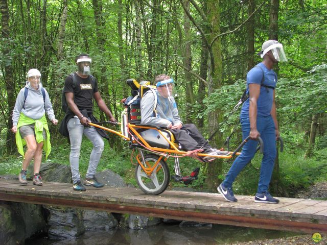 Randonnée joëlettes à Habay-la-Neuve