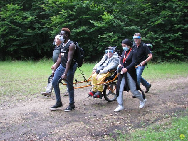 Randonnée joëlettes à Habay-la-Neuve