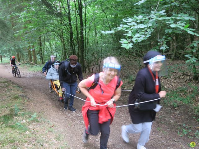 Randonnée joëlettes à Habay