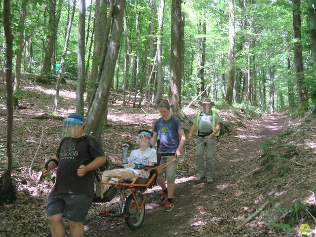 Randonnée joëlettes à Annevoie