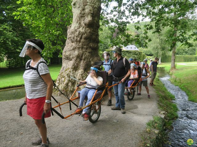 Randonnée joëlettes à Annevoie