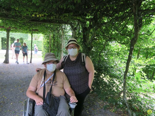 Randonnée joëlettes à Annevoie