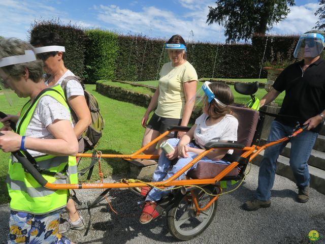 Randonnée joëlettes à Annevoie