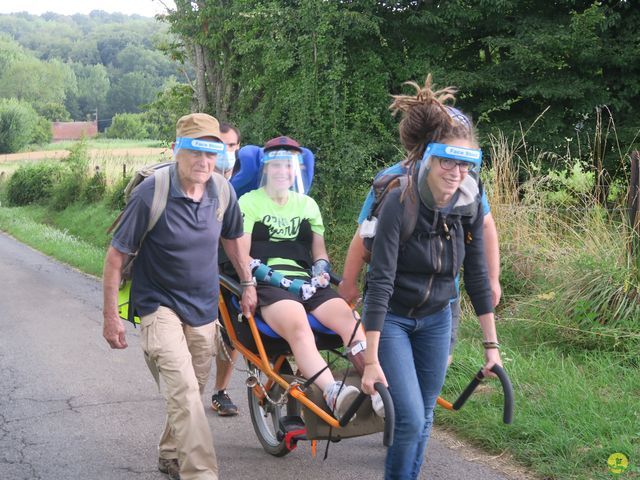 Randonnée joëlettes à Roisin