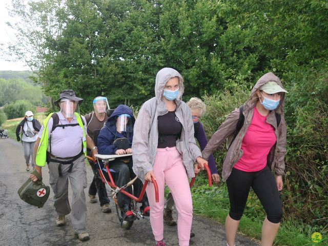 Randonnée joëlettes à Roisin