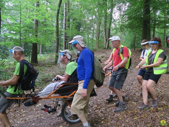 Randonnée joëlettes à Tilff