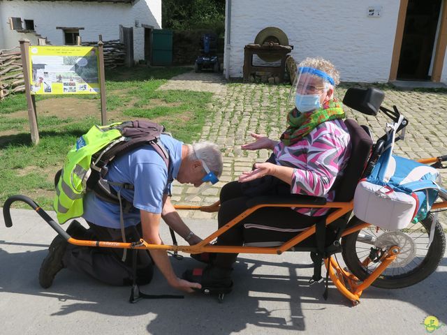 Randonnée joëlettes à Nassogne