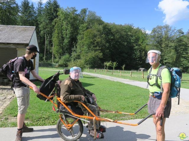 Randonnée joëlettes à Nassogne