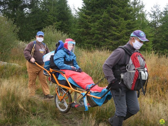 Randonnée joëlettes à Botrange