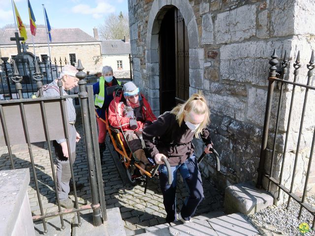 Randonnée joëlettes à Crupet