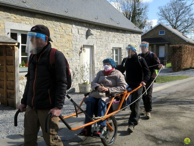 Randonnée joëlettes à Crupet