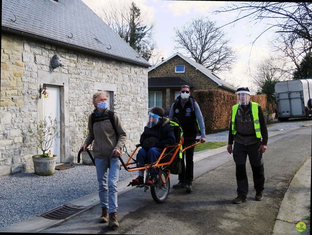 Randonnée joëlettes à Crupet