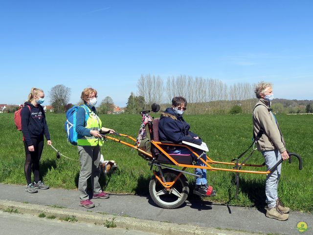 Randonnée joëlettes à Ohain