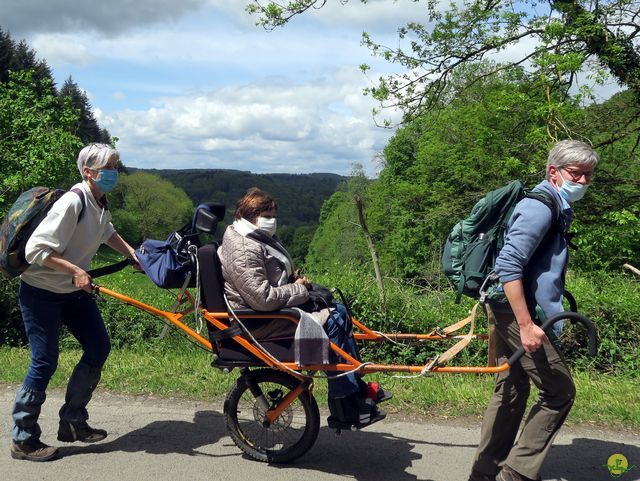 Randonnée joëlettes à Yvoir