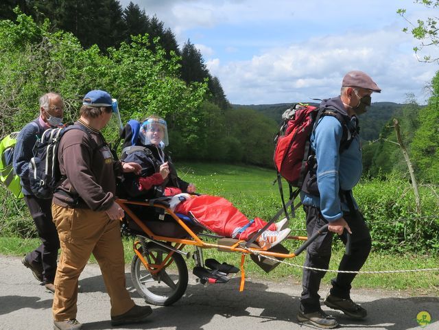 Randonnée joëlettes à Yvoir