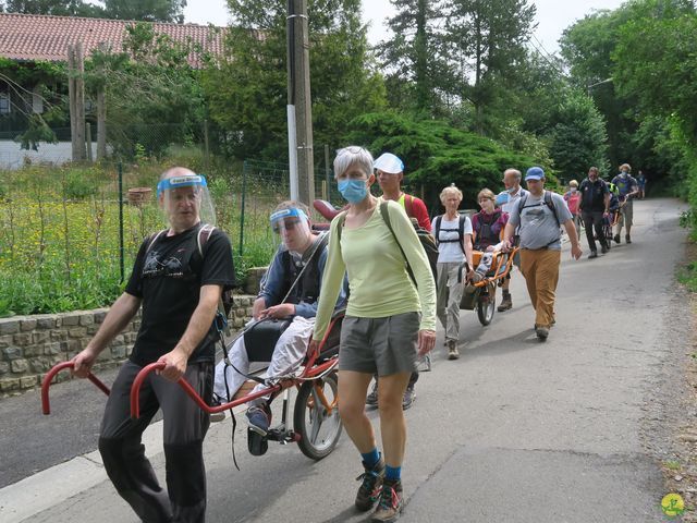 Randonnée joëlettes à Bousval