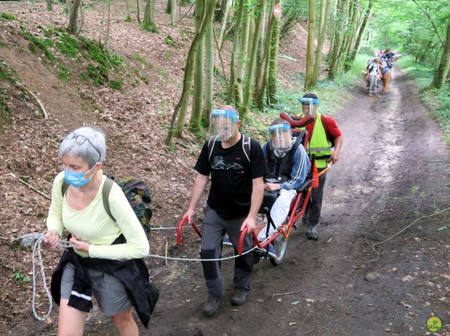 Randonnée joëlettes à Bousval