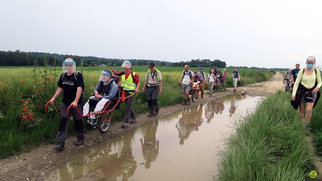 Randonnée joëlettes à Bousval