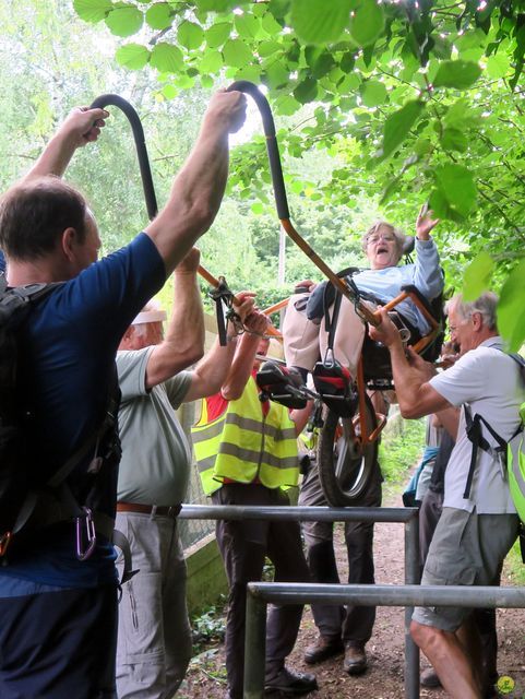 Randonnée joëlettes à Bousval