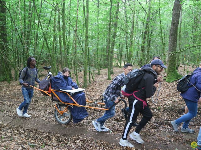 Randonnée joëlettes à Habay-la-Neuve