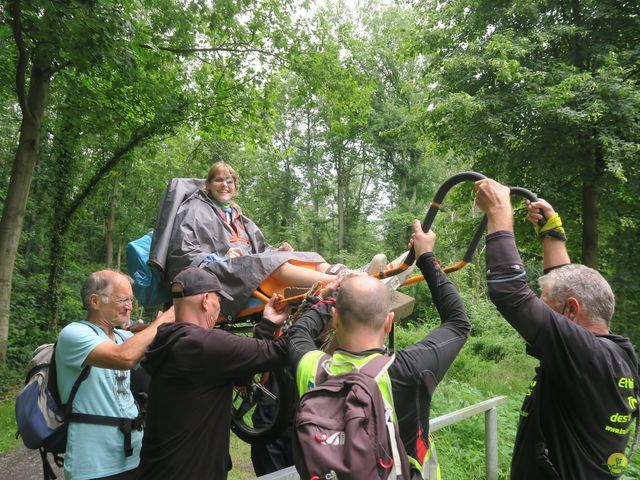 Randonnée joëlettes à Dour