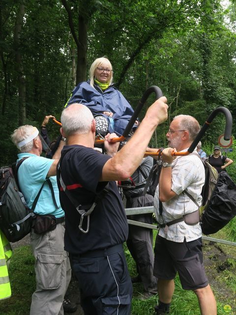 Randonnée joëlettes à Dour